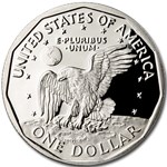 1999-P SBA Dollar Gem Proof (No Box)