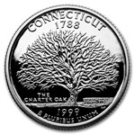 1999-S Connecticut State Quarter Gem Proof Roll (Silver)