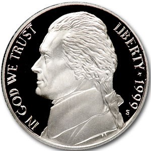 1999-S Jefferson Nickel Gem Proof