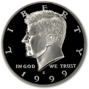 1999-S Kennedy Half Dollar Gem Proof 1999-S Kennedy Half Dollar Gem Proof
