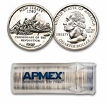 1999-S New Jersey State Quarter 40-Coin Roll Gem Proof