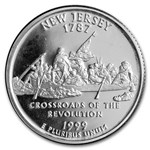 1999-S New Jersey State Quarter Gem Proof 40-Coin Roll (Silver)