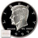 1999-S Silver Kennedy Half Dollar 20-Coin Roll Proof