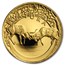 1999 South Africa 1/4 oz Proof Gold Natura Kudu