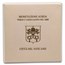 1999 Vatican City Proof Gold 50,000 Lire Pope John Paul II