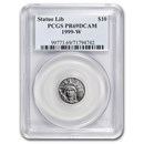 1999-W 1/10 oz Proof American Platinum Eagle PR-69 PCGS