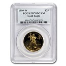 1999-W 1/2 oz Proof American Gold Eagle PR-70 PCGS