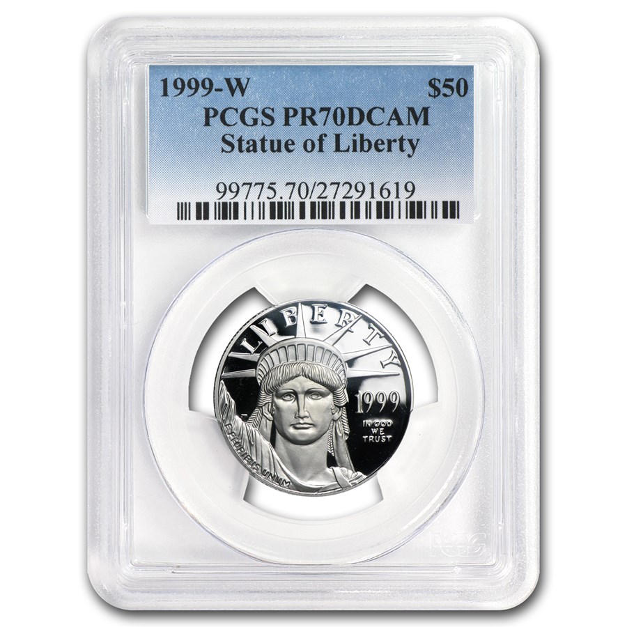 1999-W 1/2 oz Proof American Platinum Eagle PR-70 DCAM PCGS