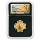 1999-W 1/4 oz American Gold Eagle MS-69 NGC (W Variety)