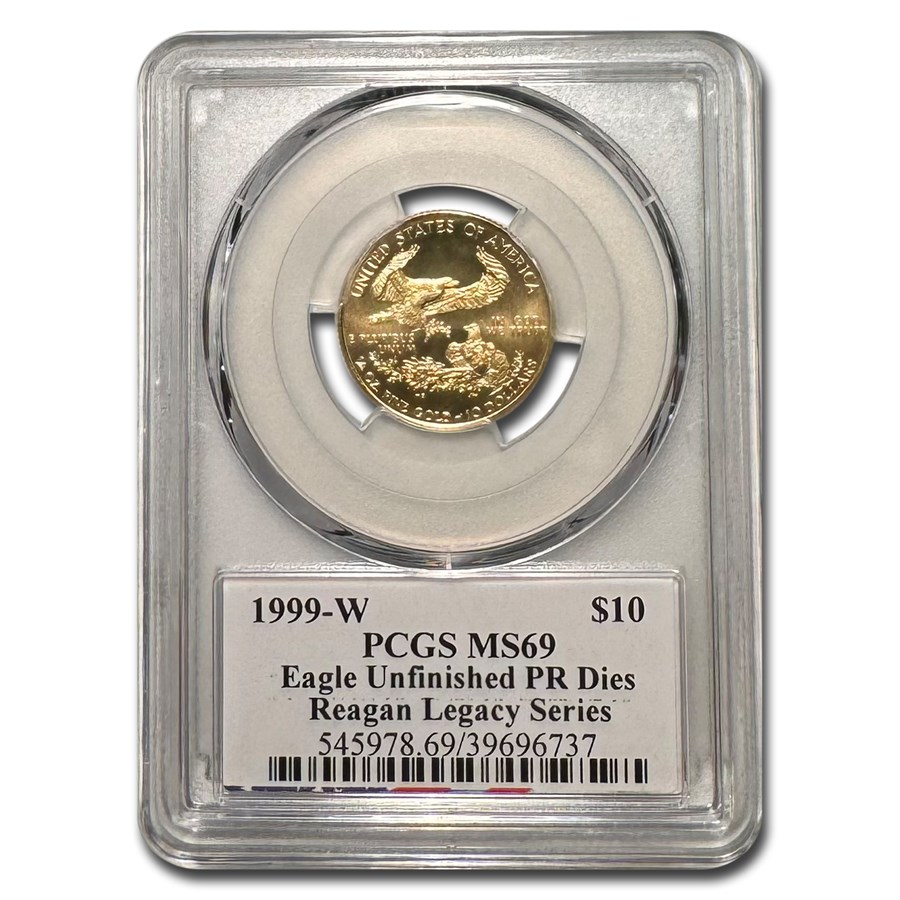 1999-W 1/4 oz American Gold Eagle MS-69 PCGS (W Variety, Reagan)