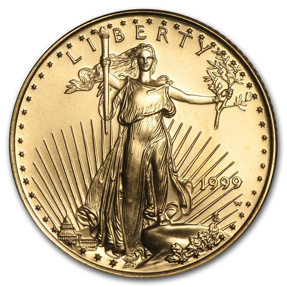 1999-W 1/4 oz Gold American Eagle BU (Rare W Variety) 1999-W 1/4 oz Gold American Eagle BU (Rare W Variety)