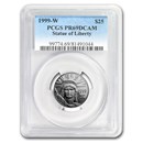 1999-W 1/4 oz Proof American Platinum Eagle PR-69 PCGS