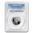 1999-W 1/4 oz Proof American Platinum Eagle PR-70 PCGS