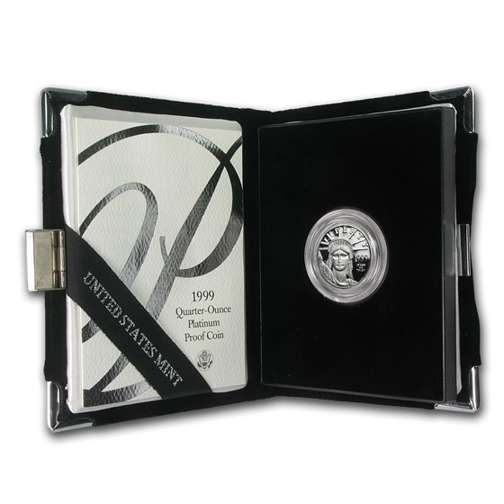 1999-W 1/4 oz Proof American Platinum Eagle (w/Box & COA) 1999-W 1/4 oz Proof American Platinum Eagle (w/Box & COA)