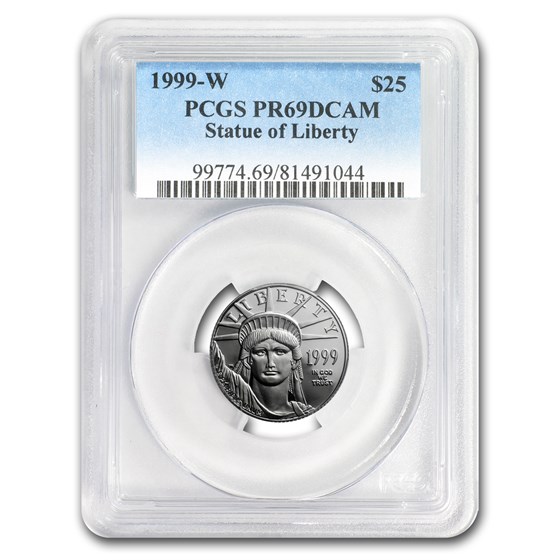 1999-W 1/4 oz Proof Platinum American Eagle PR-69 PCGS 1999-W 1/4 oz Proof Platinum American Eagle PR-69 PCGS