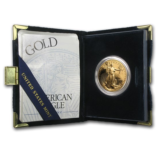 1999-W 1 oz Proof American Gold Eagle (w/Box & COA)