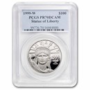 1999-W 1 oz Proof American Platinum Eagle PR-70 PCGS