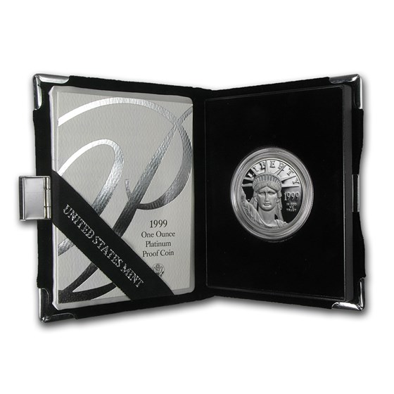 1999-W 1 oz Proof American Platinum Eagle (w/Box & COA) 1999-W 1 oz Proof American Platinum Eagle (w/Box & COA)