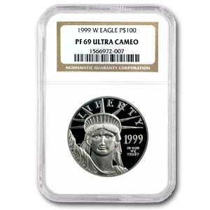 1999-W 1 oz Proof Platinum American Eagle PF-69 NGC 1999-W 1 oz Proof Platinum American Eagle PF-69 NGC