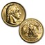 1999-W 2-Coin Commem George Washington Set BU & Prf (w/Box & COA)
