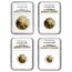 1999-W 4-Coin Proof American Gold Eagle Set PF-70 UCAM NGC