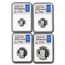 1999-W 4-Coin Proof American Platinum Eagle Set PF-70 NGC (Moy)