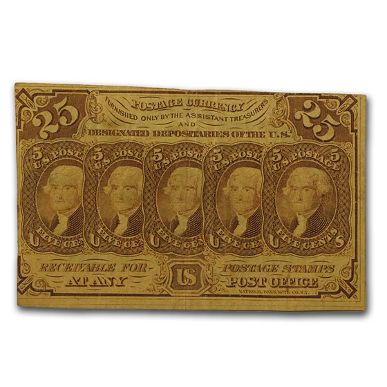 1st Issue Fractional Currency 25 Cents VF (Fr#1281) 1st Issue Fractional Currency 25 Cents VF (Fr#1281)