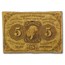 1st Issue Fractional Currency 5 Cents Fine (Fr#1230)