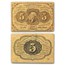 1st Issue Fractional Currency 5 Cents VF (Fr#1230)