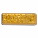 2.102 oz Gold Bar - Vintage San Juan Silver Gold Bar (SJS)