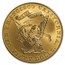 2.419 oz Gold Round - $50 Kellogg Restrike Gem BU PCGS