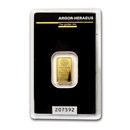 2.5 gram Gold Bar - Argor-Heraeus (In Assay)