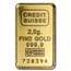 2.5 gram Gold Bar - Brand Name (w/Assay Card)
