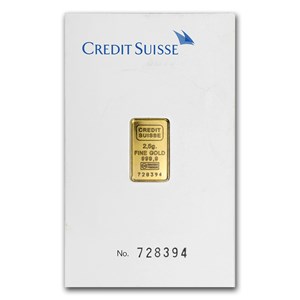 Buy 2.5 gram Gold Bar - Brand Name (w/Assay Card) | APMEX