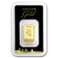 2.5 gram Gold Bar Holy Land Mint Dove of Peace (Vintage Assay)
