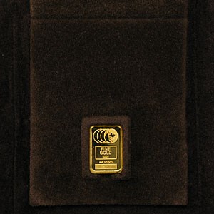 2.5 gram Gold Bar - Johnson Matthey (Kansas City Life Insurance) 2.5 gram Gold Bar - Johnson Matthey (Kansas City Life Insurance)