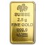2.5 gram Gold Bar - PAMP Suisse Lady Fortuna Veriscan® (In Assay)