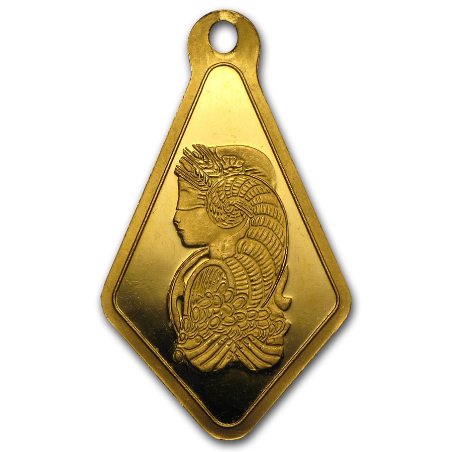 Buy gram Gold Pendant PAMP Suisse (Fortuna, Diamond-Shape