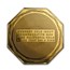 2.5 oz Gold Octagon - $50 Gold Humbert Commemorative Gem PF NGC