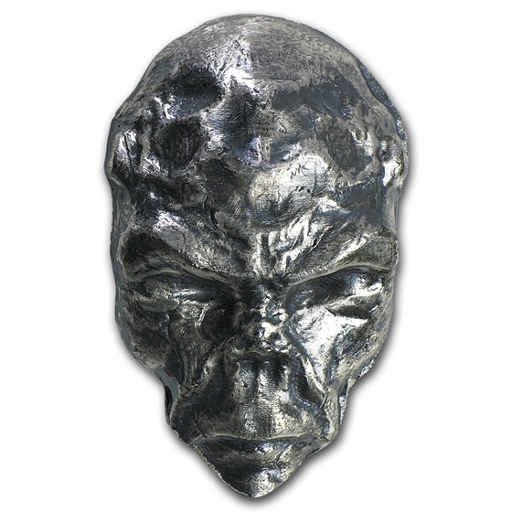 2.5 oz Silver - MK Barz & Bullion (3D Alien) 2.5 oz Silver - MK Barz & Bullion (3D Alien)