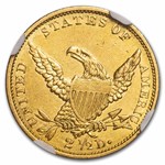 $2.50 Gold Classic Head Quarter Eagle AU-55 NGC/PCGS