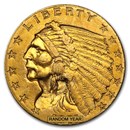 $2.50 Indian Gold Quarter Eagle (Cleaned)