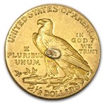$2.50 Indian Gold Quarter Eagle (Damaged)