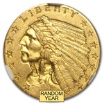 $2.50 Indian Gold Quarter Eagle MS-61 NGC
