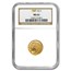$2.50 Indian Gold Quarter Eagle MS-62 NGC