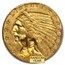 $2.50 Indian Gold Quarter Eagle MS-63 PCGS