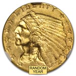 $2.50 Indian Gold Quarter Eagle MS-64 NGC/PCGS