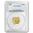 $2.50 Indian Gold Quarter Eagle MS-65 NGC/PCGS