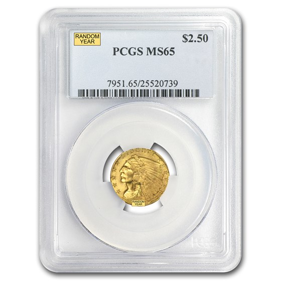$2.50 Indian Gold Quarter Eagle MS-65 PCGS $2.50 Indian Gold Quarter Eagle MS-65 PCGS