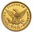 $2.50 Liberty Gold Quarter Eagle AU (Random Year)